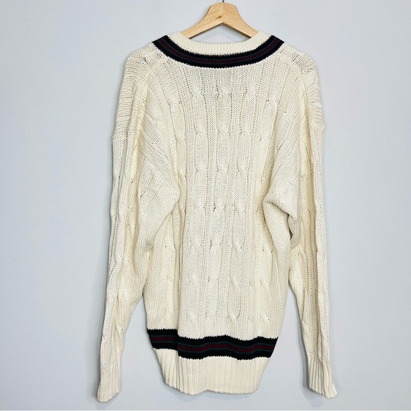 NWT Vintage Brooks Brother Knitted Tennis Sweater Large - Picture 6 of 6
